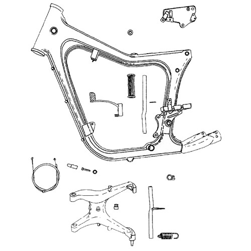 1 - Cadre, Béquille