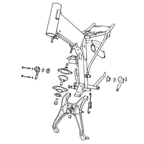 2.2 - Fixation moteur, béquille