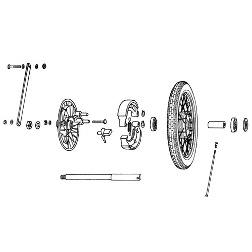 2.6 - Roue avant Frein à tambour