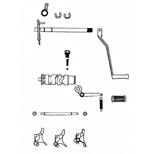 Sélecteur de vitesses MM 250/4