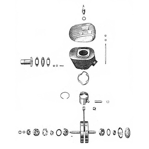 1 - Cylindre Piston Vilebrequin