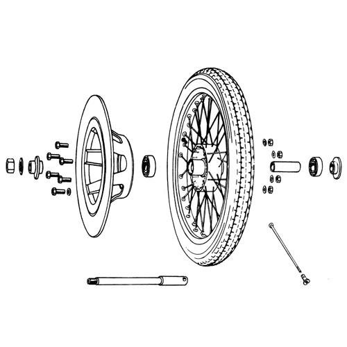 2.7 - Roue avant Frein à disque