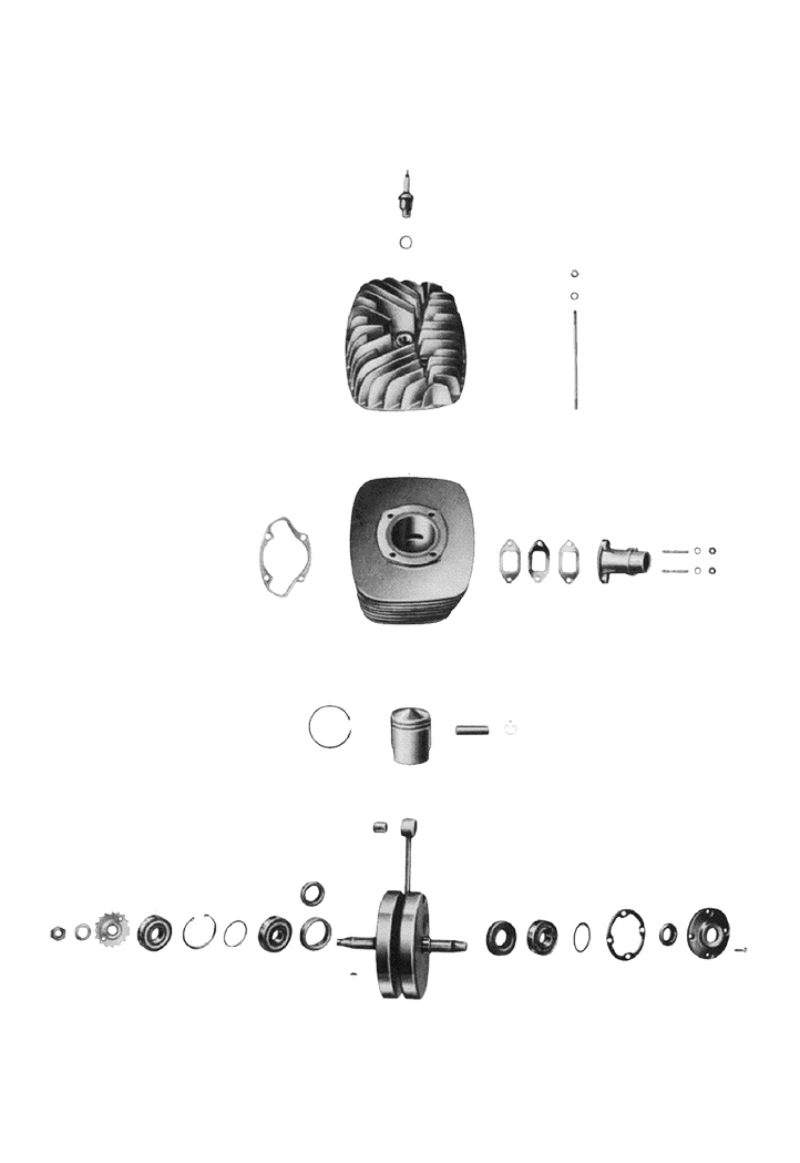 1 - Cylindre Piston Vilebrequin