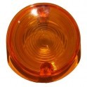 Cabochon orange rond de clignotant avant MZ TS, MZ ETZ, Superelastik MZ TS ETZ, Référence MZ 8580.23-001/1