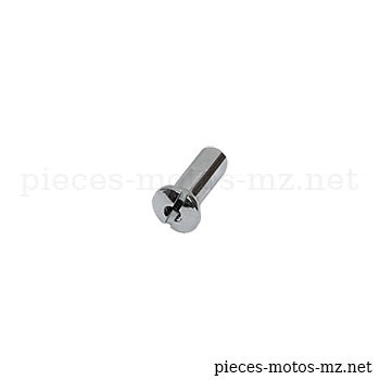Ecrou rayon chromé M4 18mm MZ RT ES TS ETS ETZ