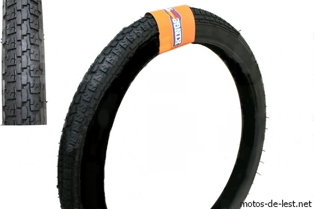 Pneu moto route King Tires 350x18 TT KT918 4PR 