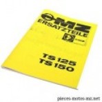 Catalogue de pièces MZ TS 125 150 - DE