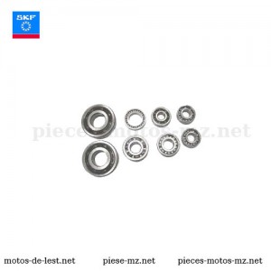 Set 8 roulements SKF moteur MZ ETZ 250, MZ ETZ 251, MZ ETZ 301