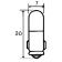 Ampoule Tungsram 12V 2W BA7S MZ ETZ 125 150 250 251 301 - Références MZ 80-50.547, 915228