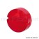 Cabochon rouge et rond 100 mm MZ TS 125 150 250 - 8522.11-200, 13-30.240