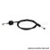 Short clutch cable MZ ETZ 250 251 301, black color